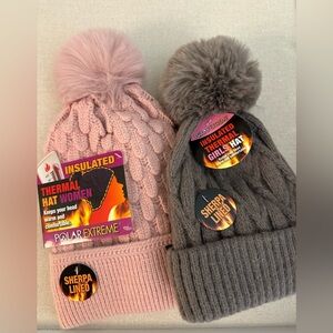 Thermal Hats (2) & pack of 2 thermal socks